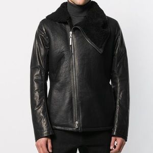 Isaac Sellam Experience Shearling & Leather Jacket